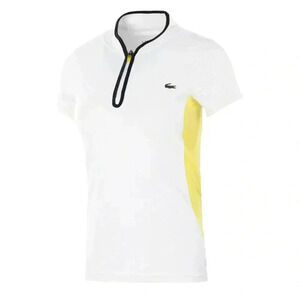 LACOSTE Sport Short Sleeve Shirt Top Preppy Women's 10